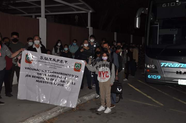 4to. Grupo de menores se vacuna gracias al Programa de Vacunación Transfronteriza